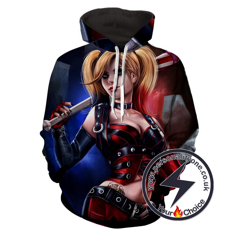 Harley Quinn Poison - Harley Quinn 3D - Hoodies